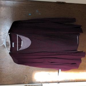 Two piece tank top and cardigan